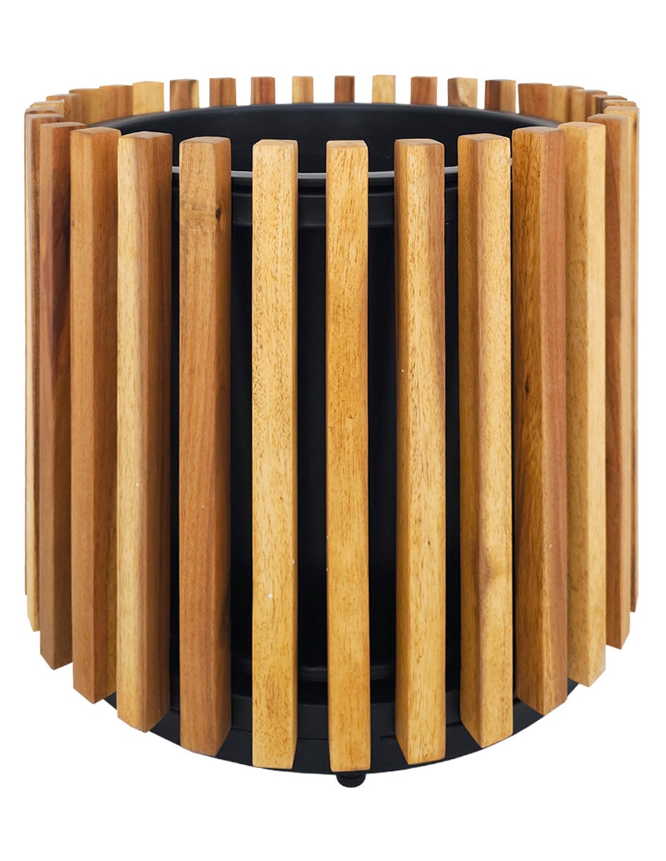 Maceta de madera 1
