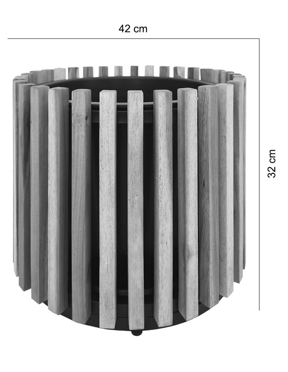 Maceta de madera 12