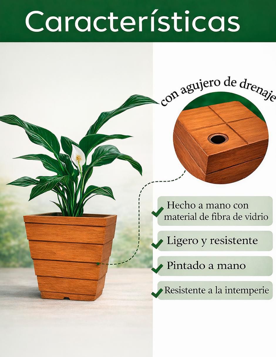 Maceta de plástico 7