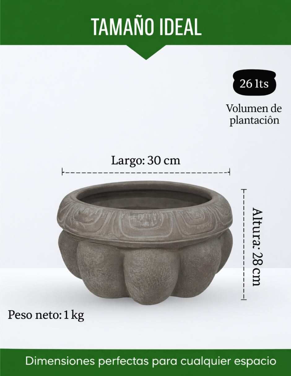 Maceta Elly de plástico