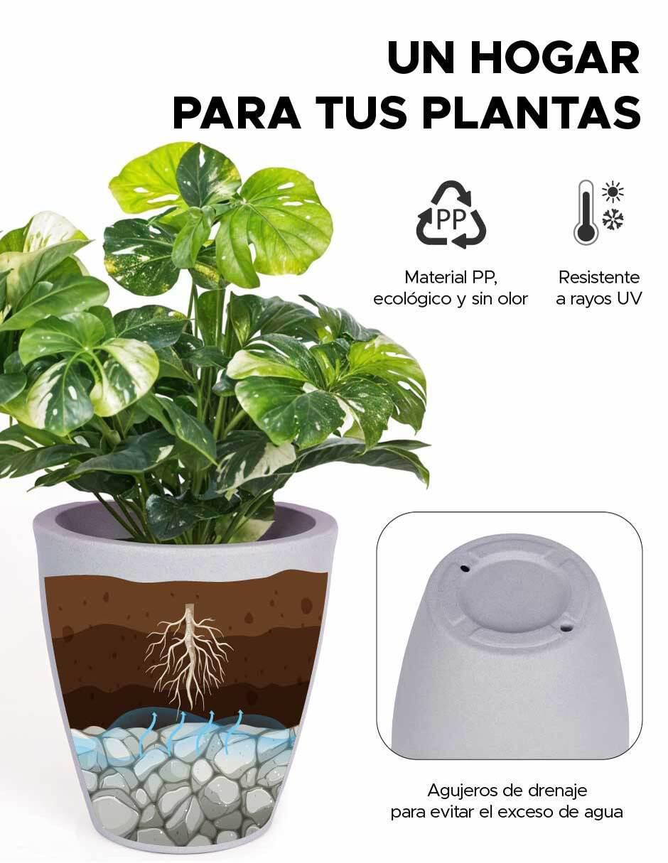 Maceta de plástico 4
