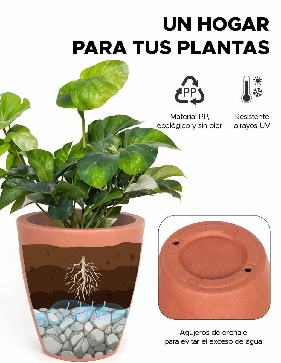 Maceta de plástico 4