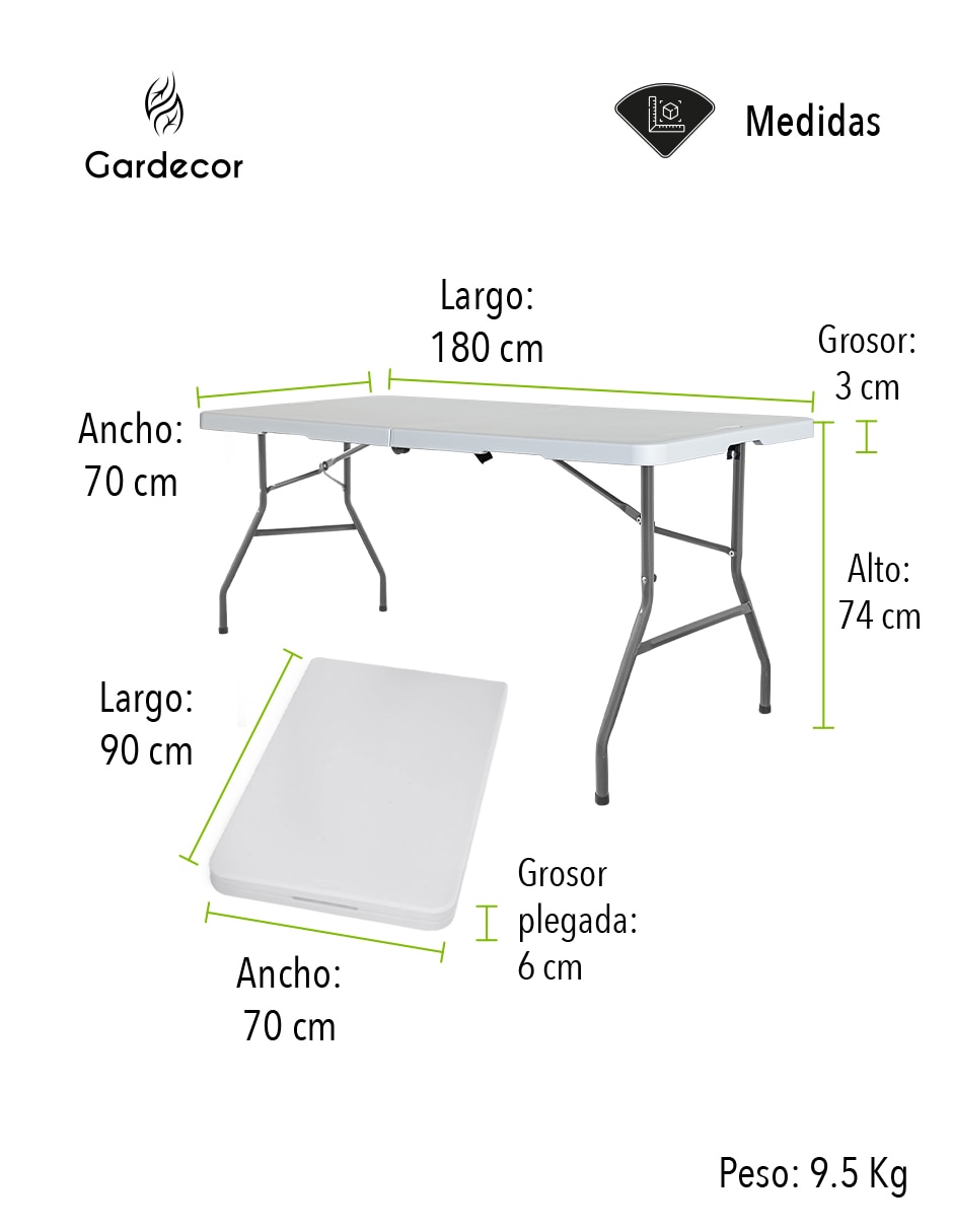 Mesa plegable 8