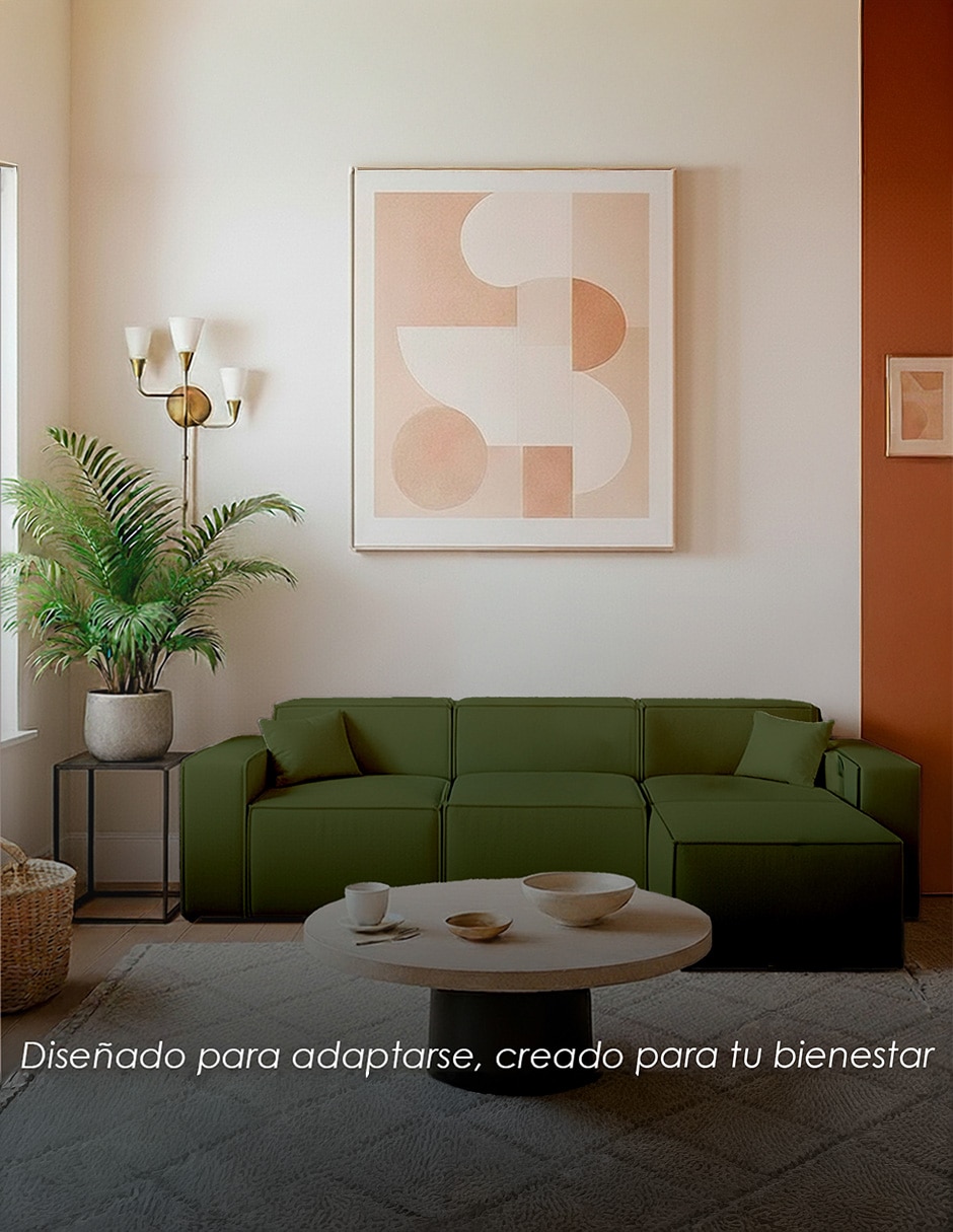 Sofá Sofa4P-Siena-Olivo