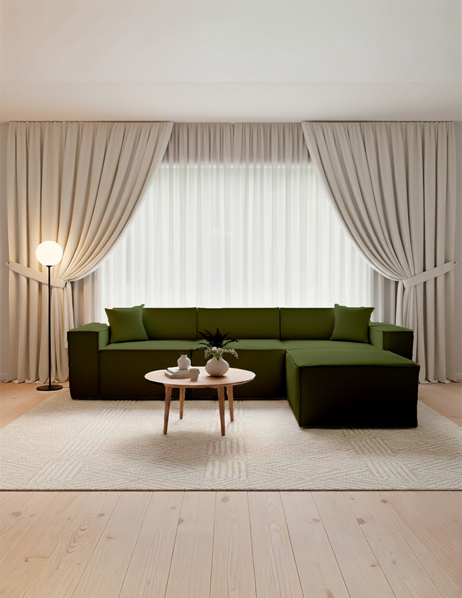 Sofá Sofa4P-Siena-Olivo