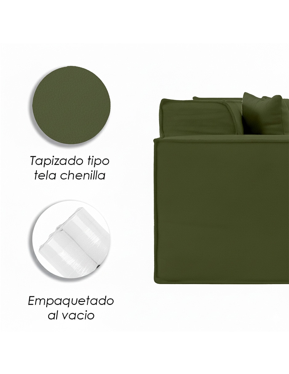 Sofá Sofa4P-Siena-Olivo