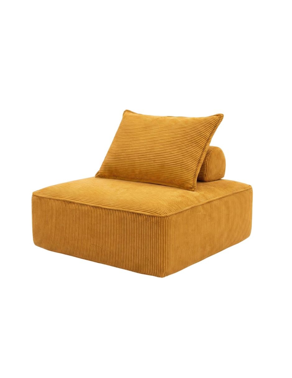 Sillón ZIVA CORDUROY YELLOW 8