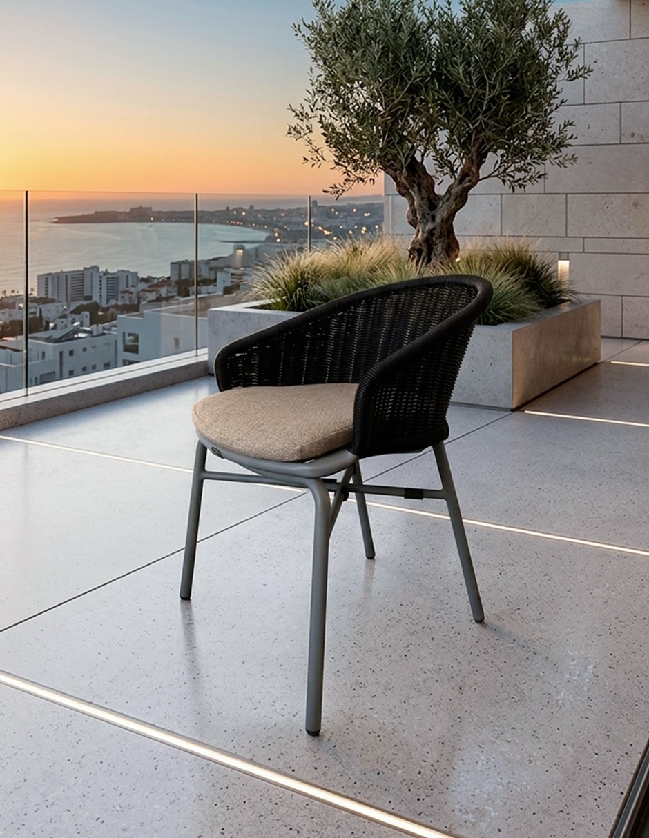 Silla de mimbre artificial 2