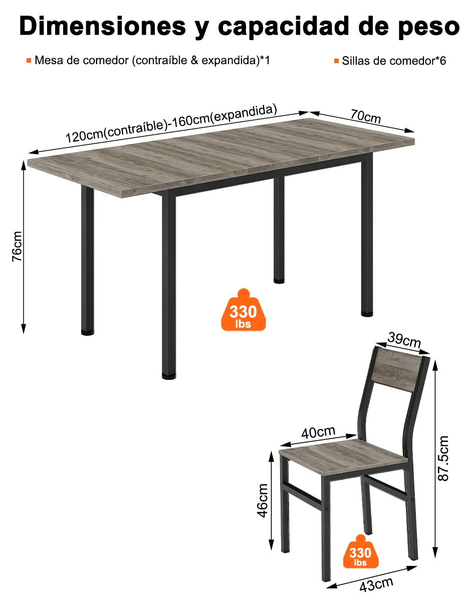 Comedor para 6 personas 7
