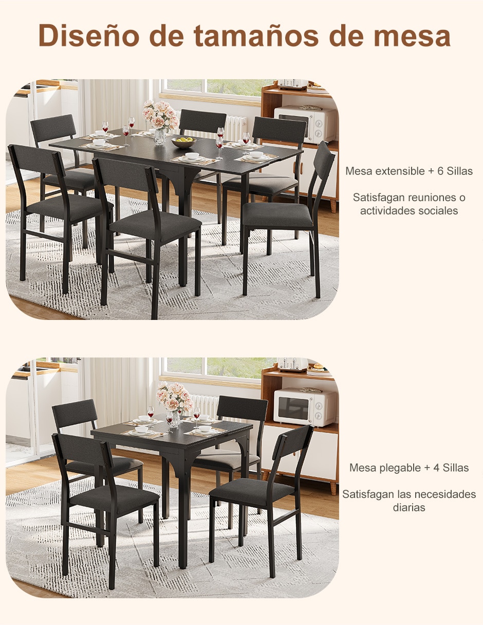 Set comedor DT001-BL 7