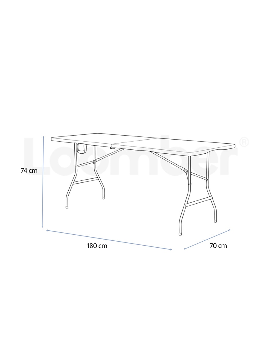Mesa plegable Verona 7