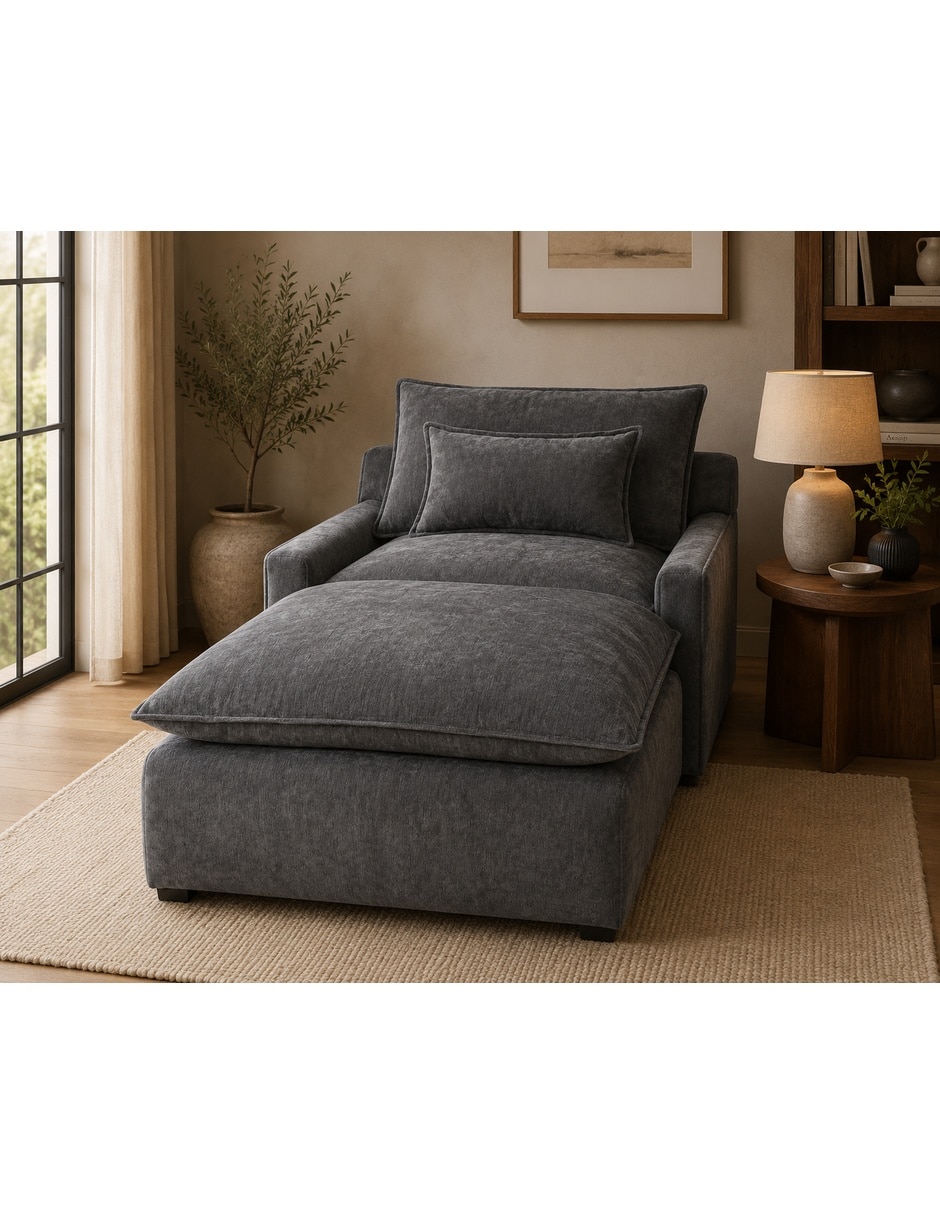 Juego de asiento con taburete de hule 3