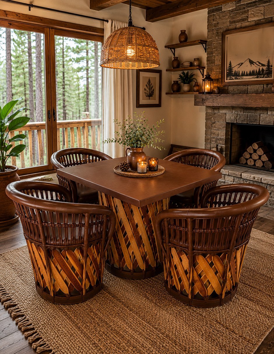 Comedor Silla Acapulco para 4 personas