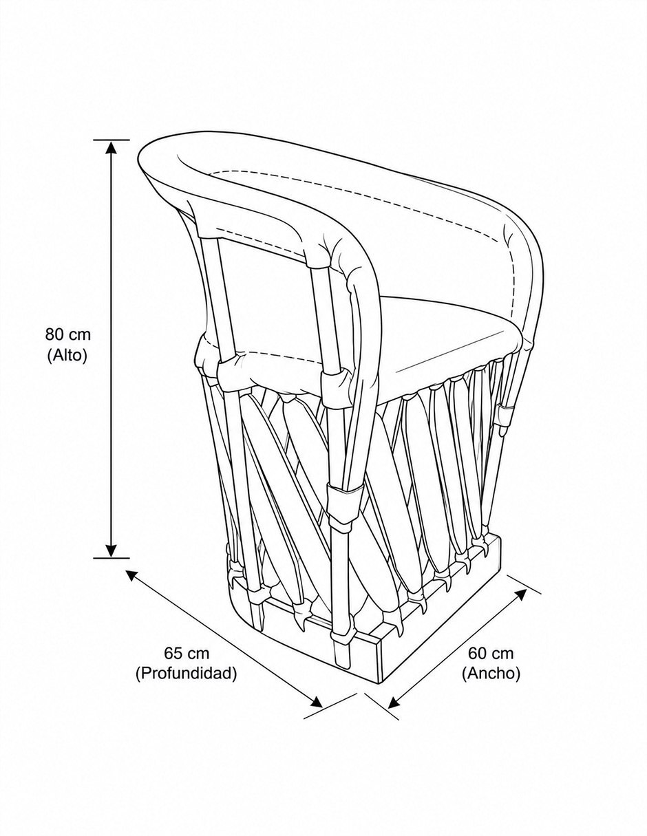 Comedor Silla Acapulco para 4 personas 7