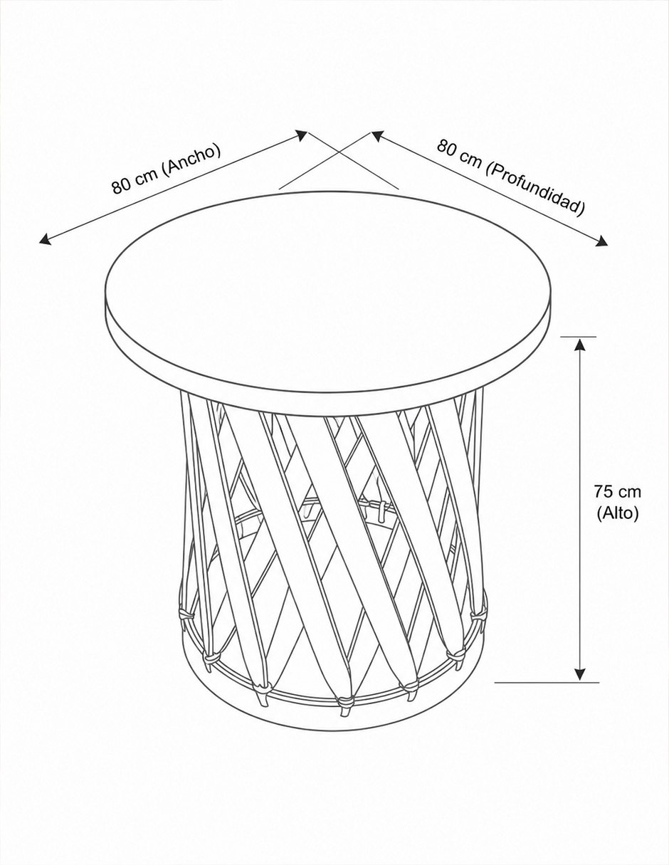 Comedor Silla Acapulco Acojinado para 4 personas