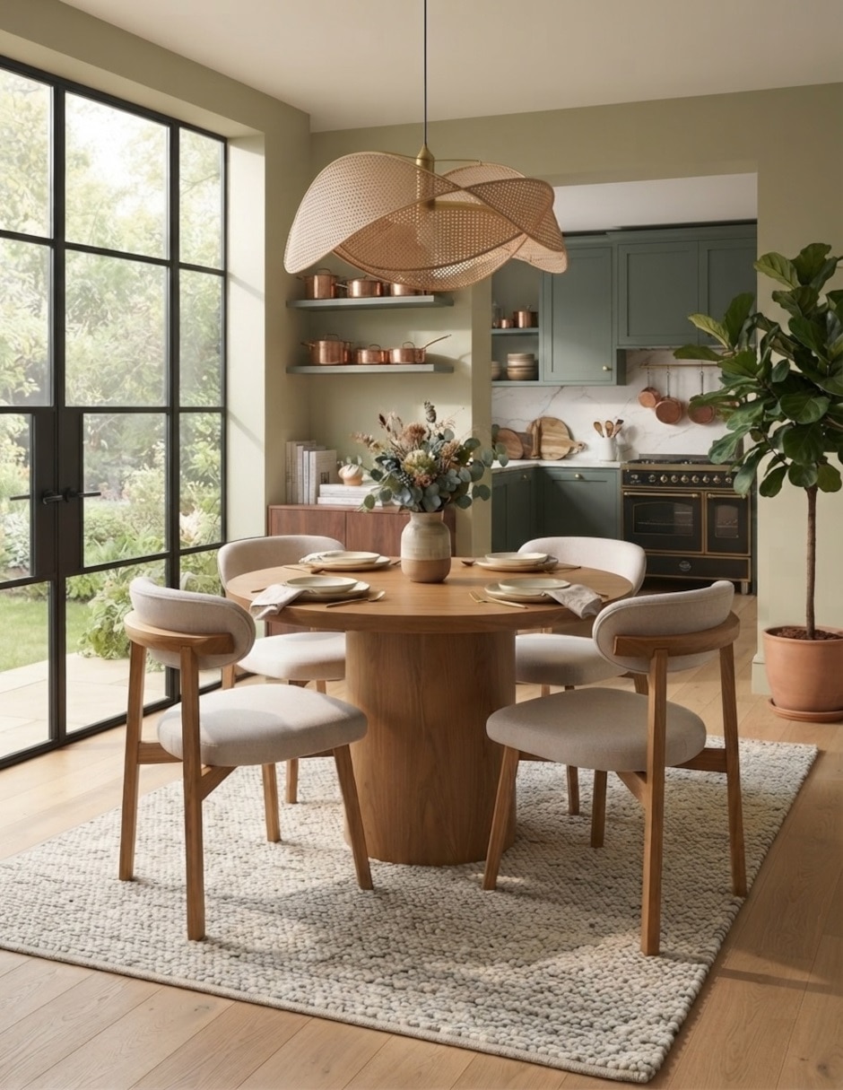Comedor para 4 personas de madera 6