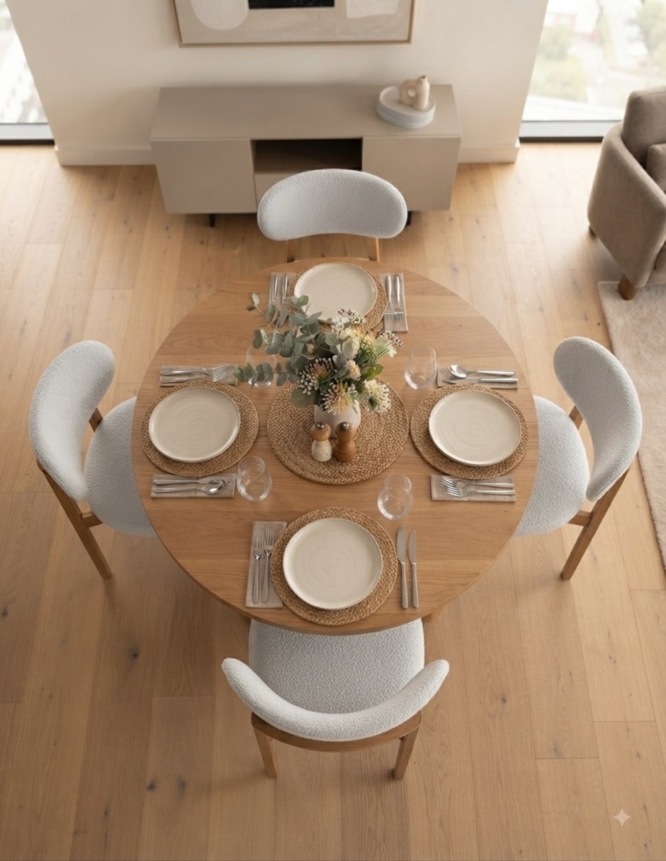 Comedor para 4 personas de madera 5