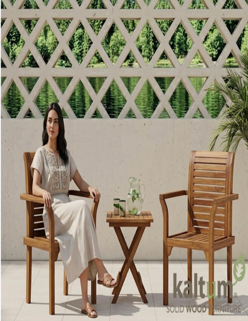 Sillón de madera teca 5