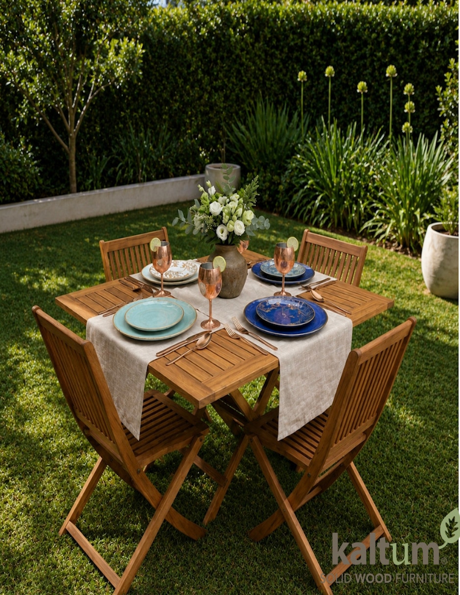 Mesa de comedor de madera teca 3