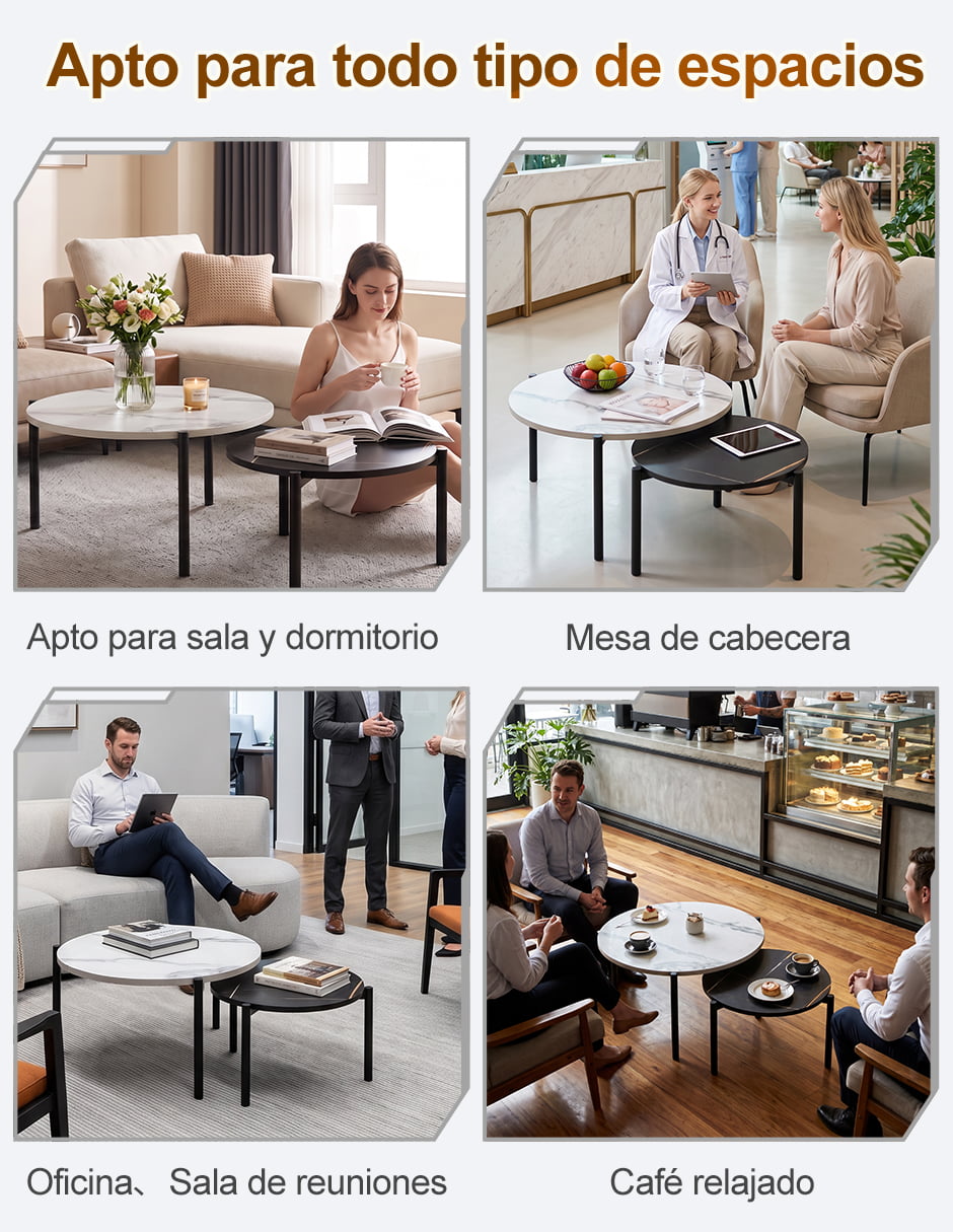 Set mesa nido armable 5