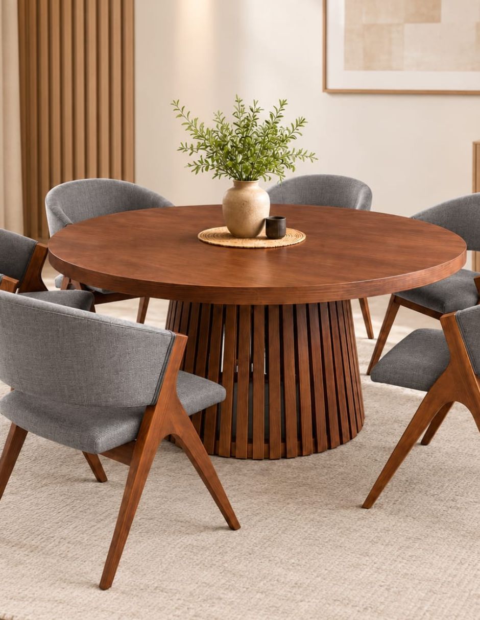 Comedor comedor para de madera de pino 3