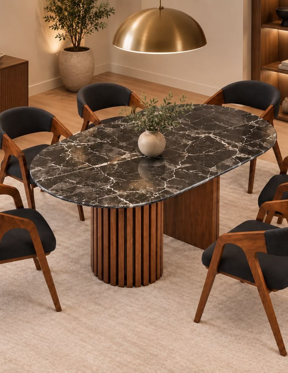 Comedor para de mármol 3