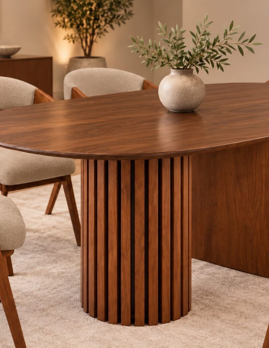 Comedor para de madera de pino 3