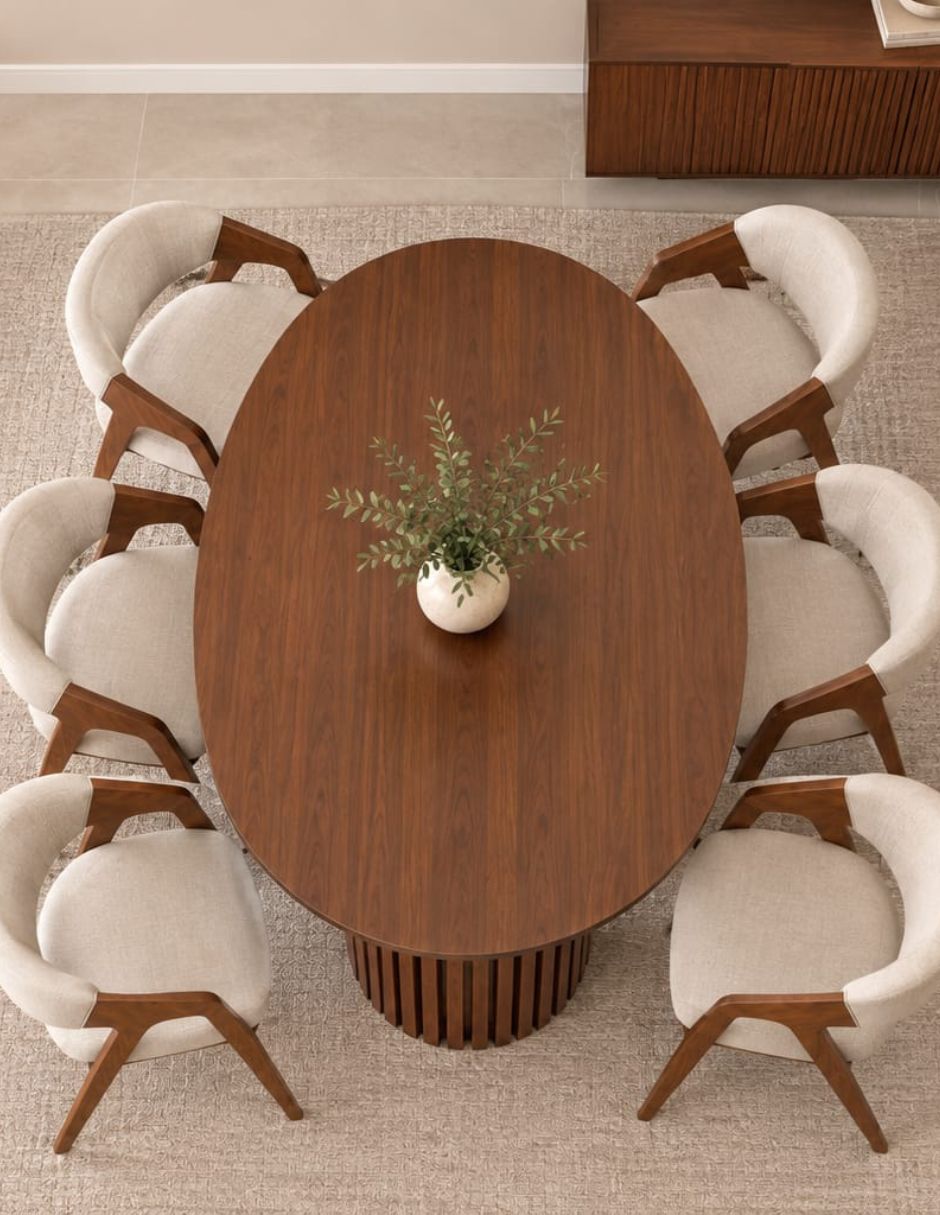 Comedor para de madera de pino 2