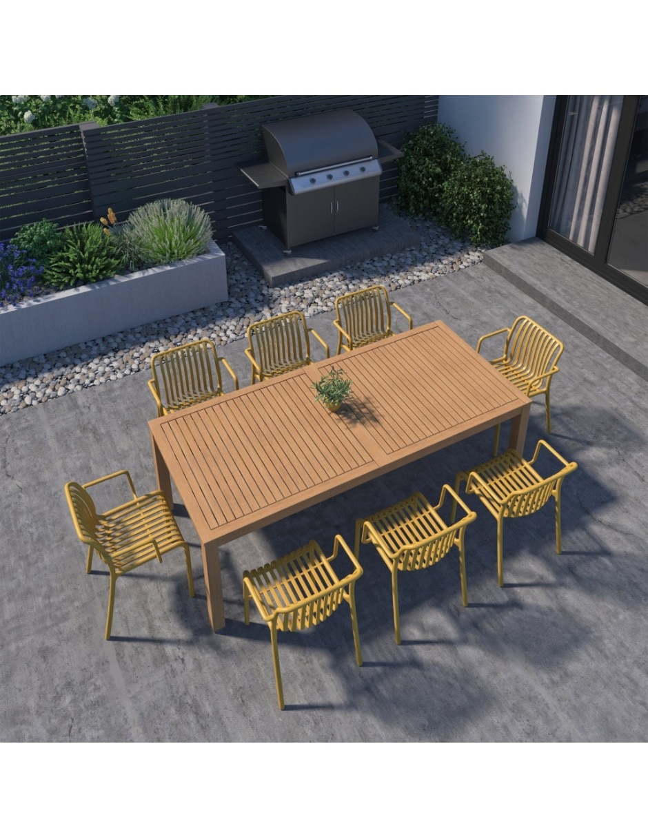 Comedor para de Madera de eucalipto 6