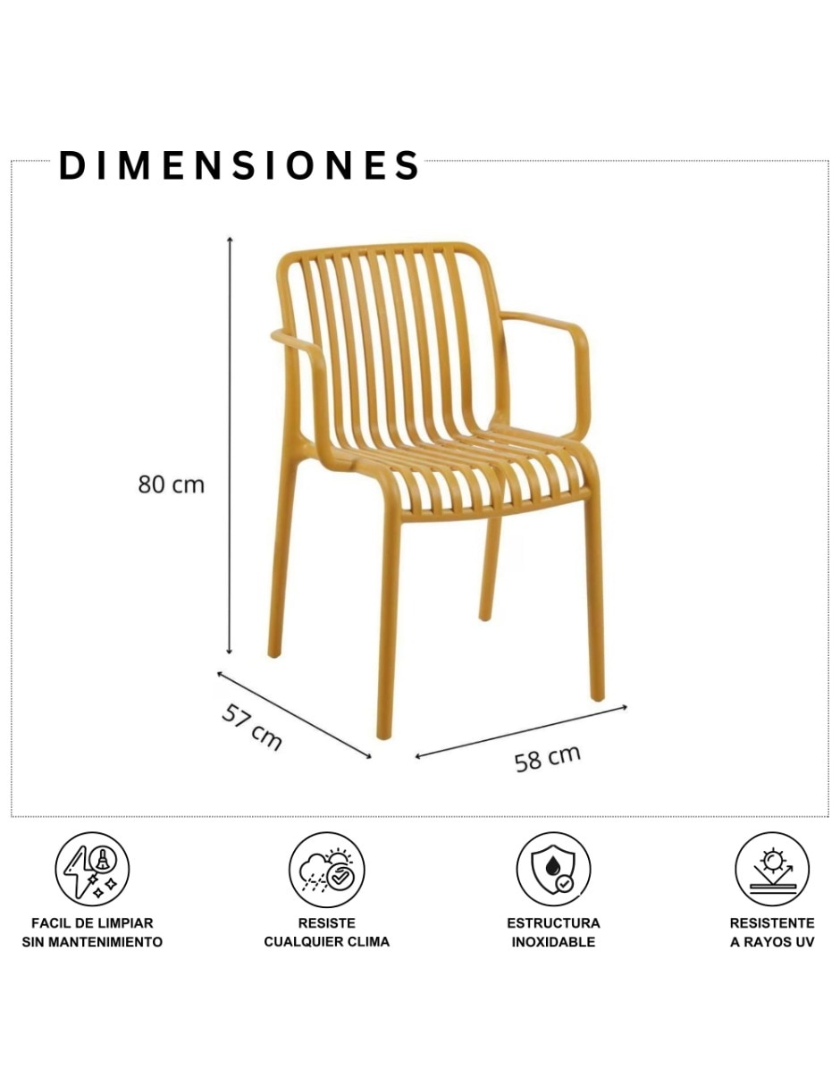 Comedor para de Madera de eucalipto 4
