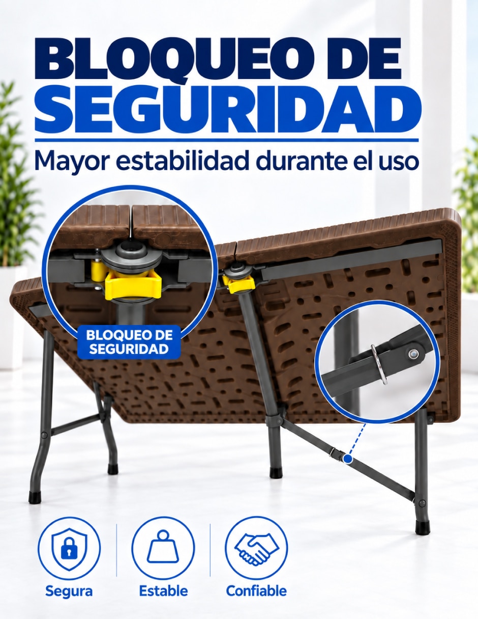 Mesa plegable