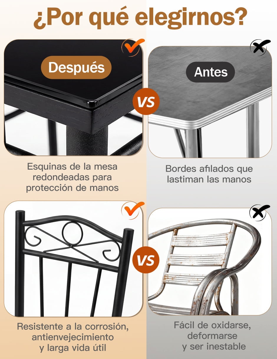 Comedor rectangular vidrio templado para 7 personas de cristal templado 4