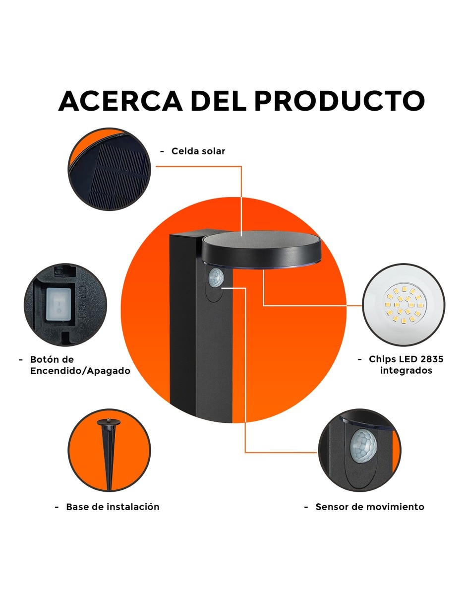 Lámpara solar LED BIDA 2