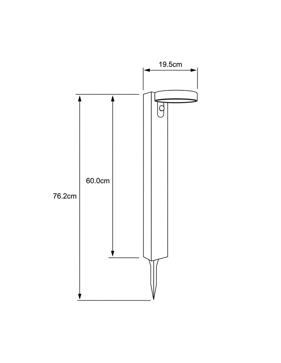 Lámpara solar LED BIDA 8