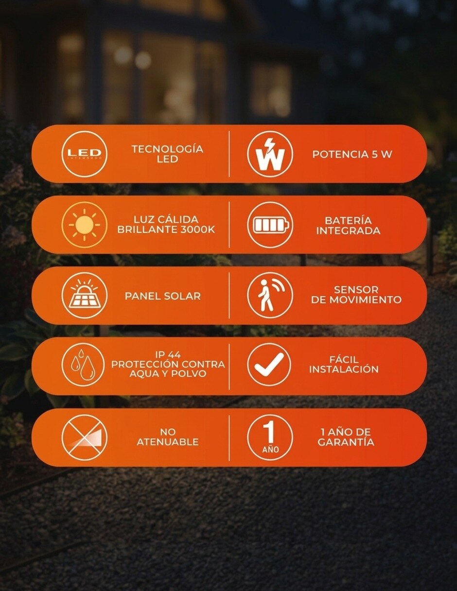 Lámpara solar LED BIDA 6