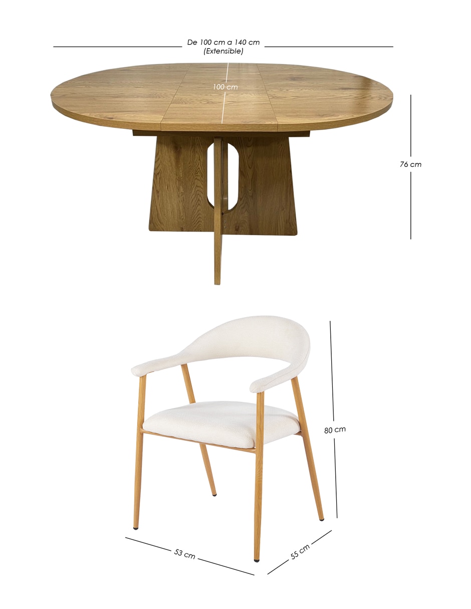 Comedor para de MDF melamina 9