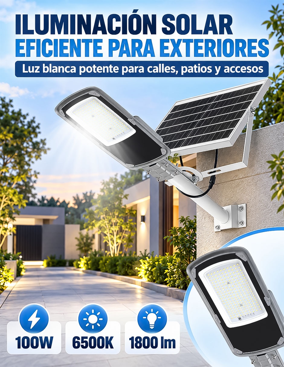 Lámpara solar led 2