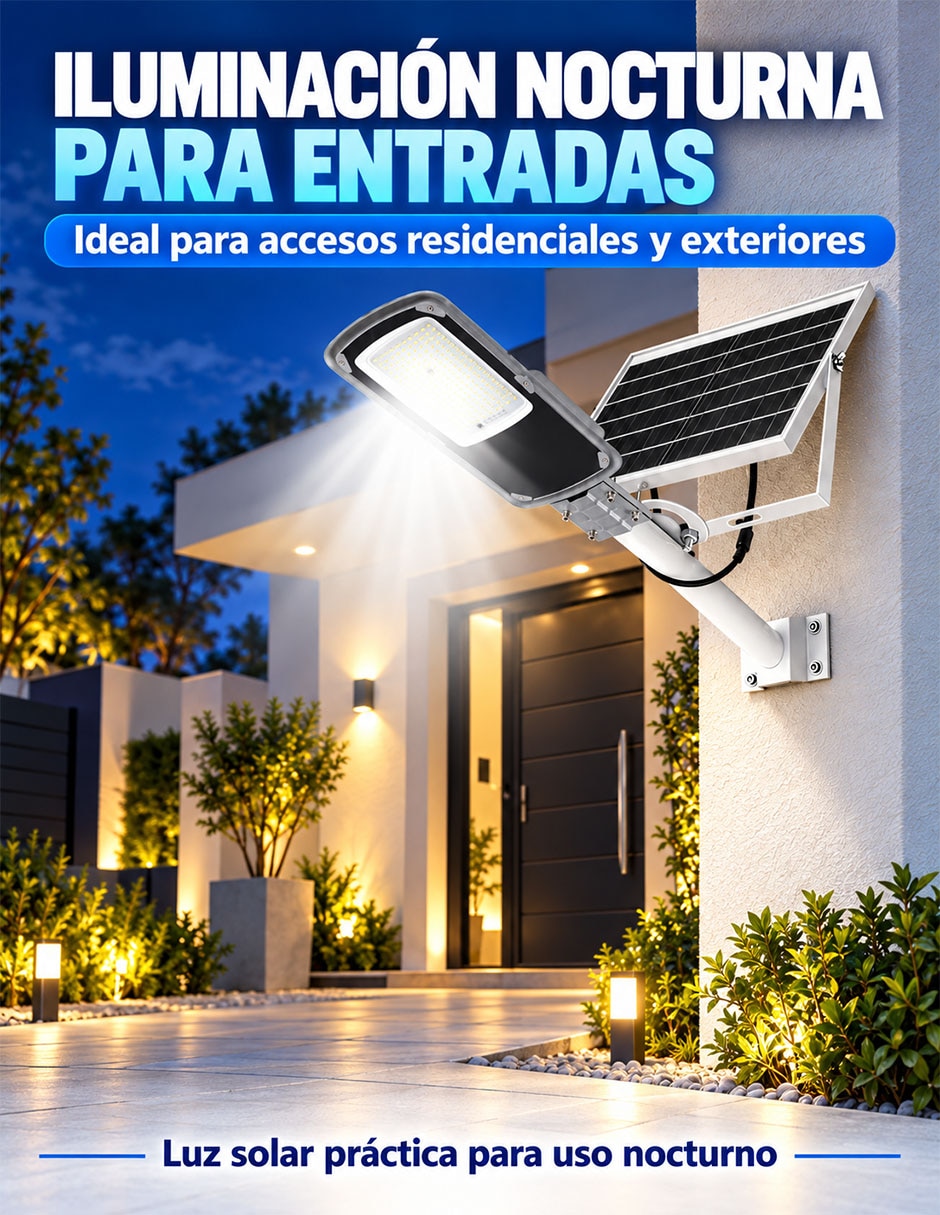 Lámpara solar led 8