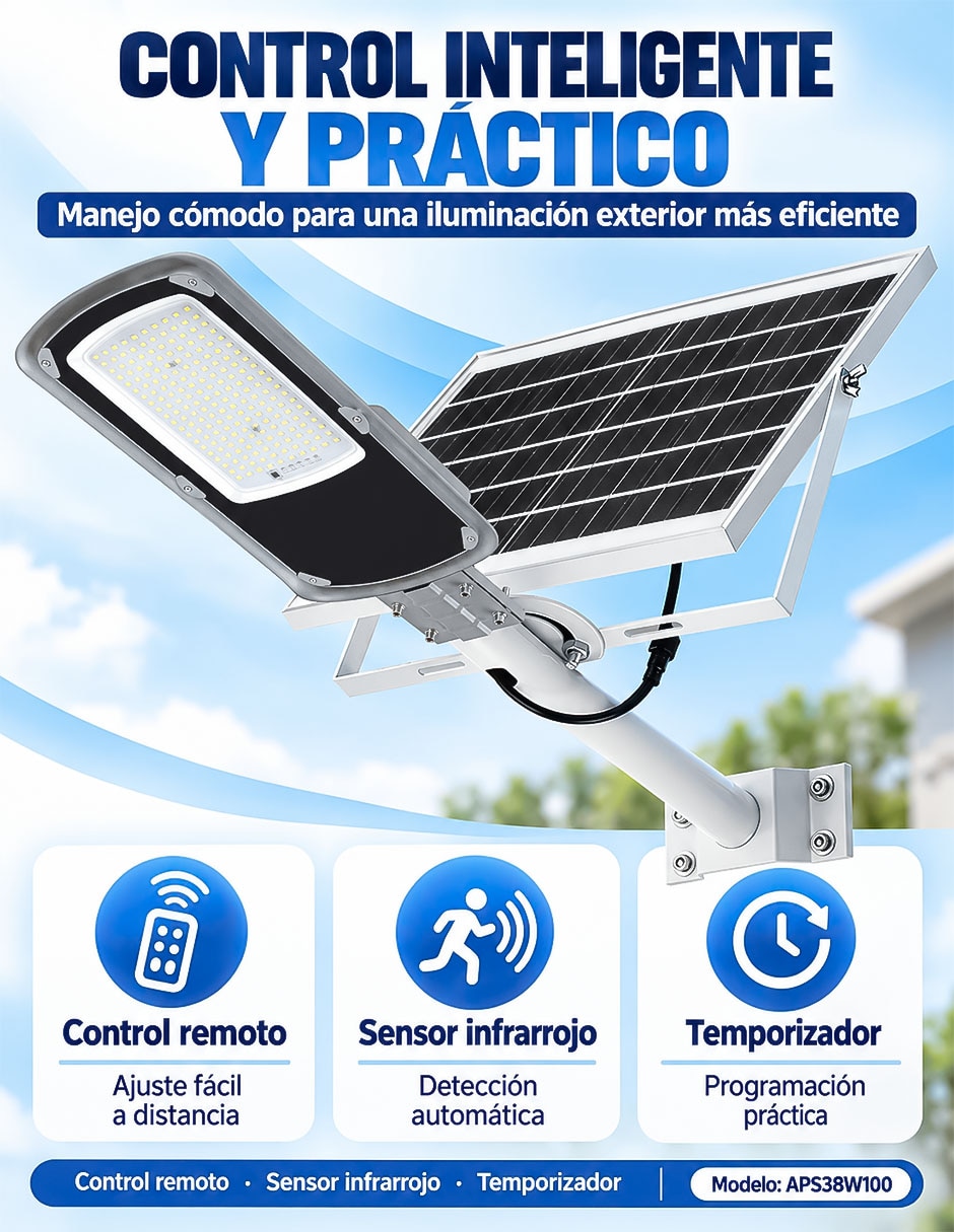 Lámpara solar led 4