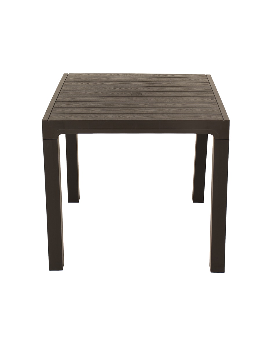 Mesa de comedor armable de polipropileno