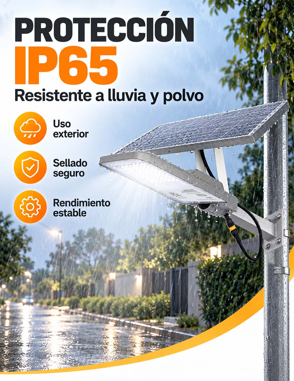 Lámpara solar led 6
