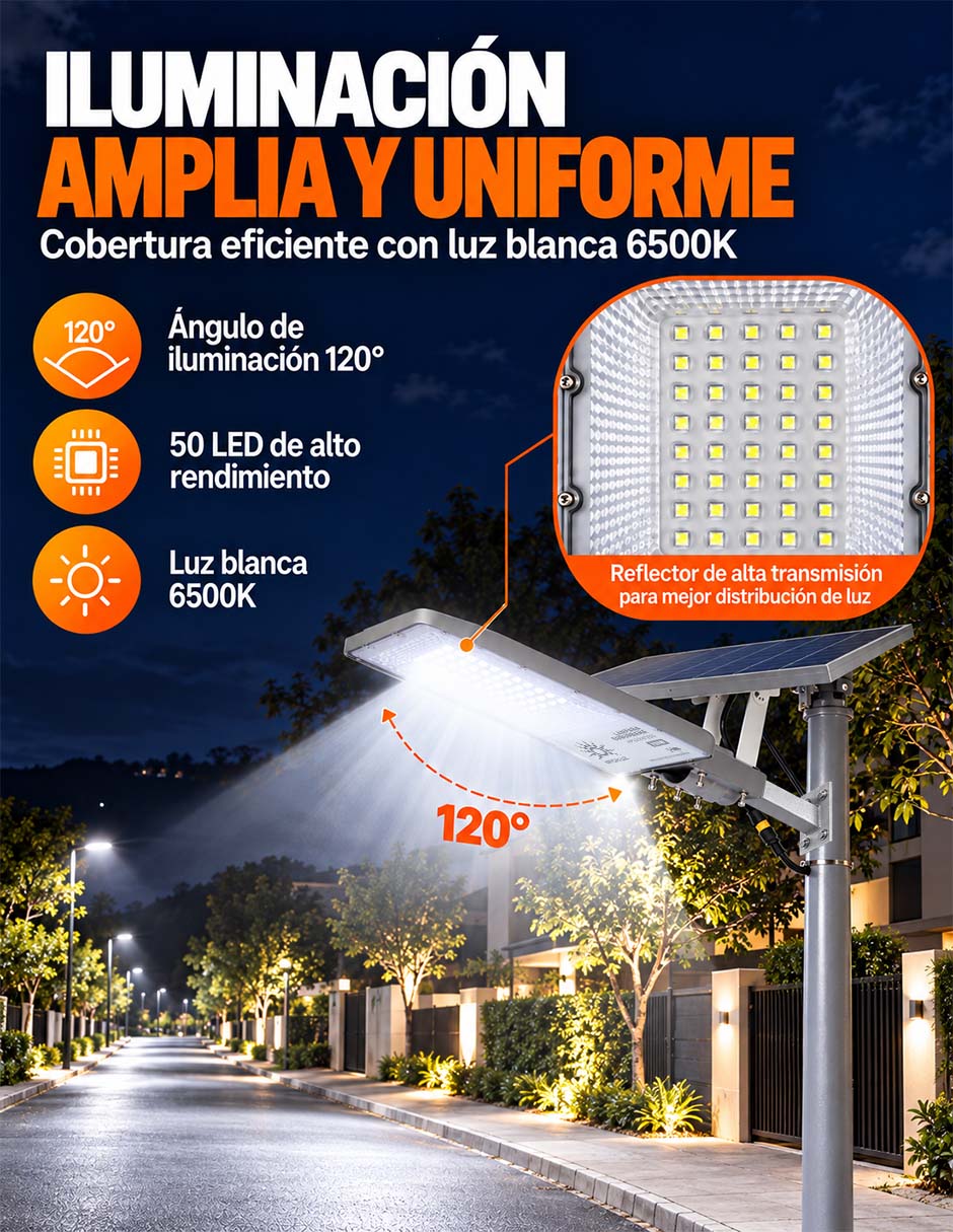 Lámpara solar led 7