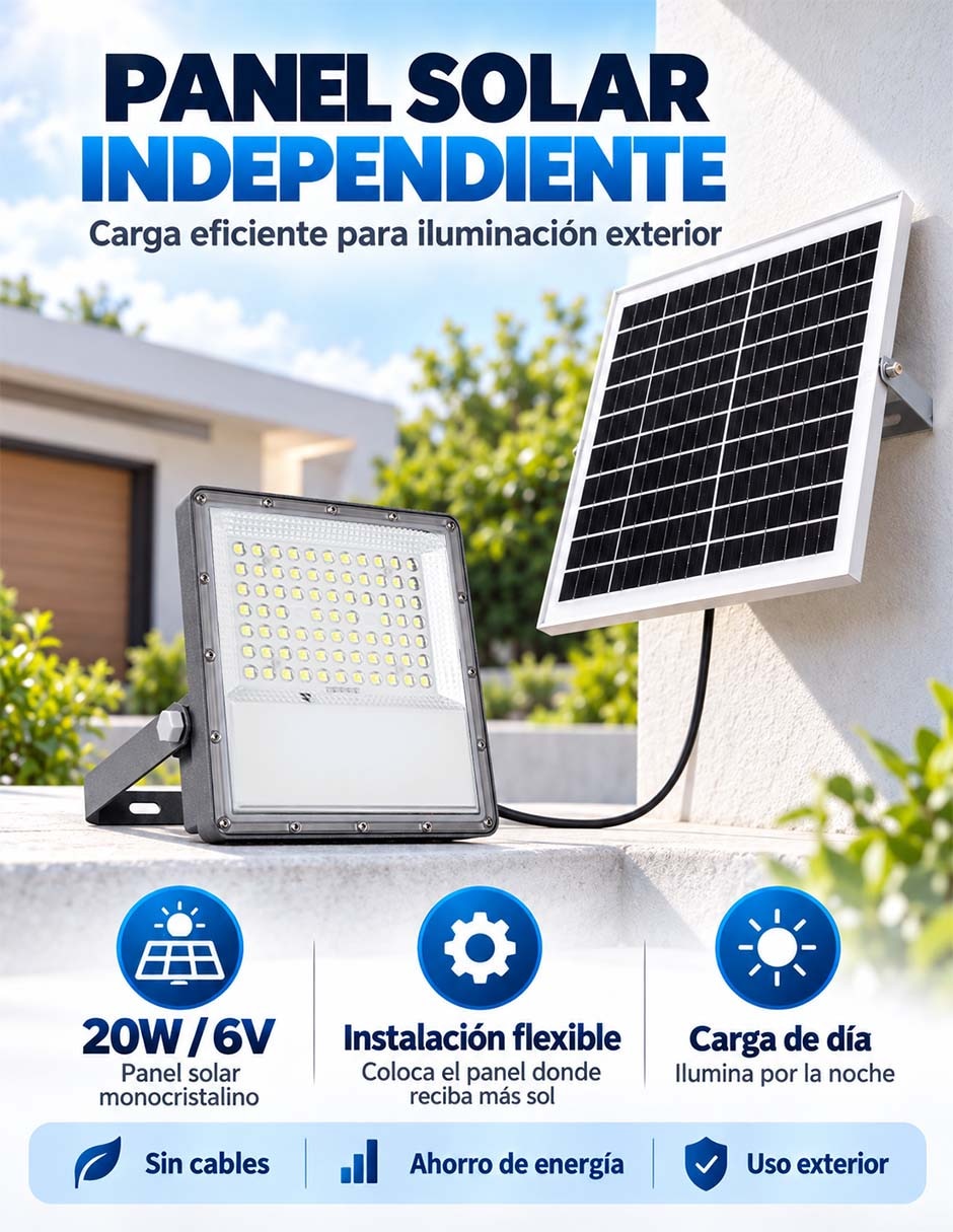 Lámpara solar led 3
