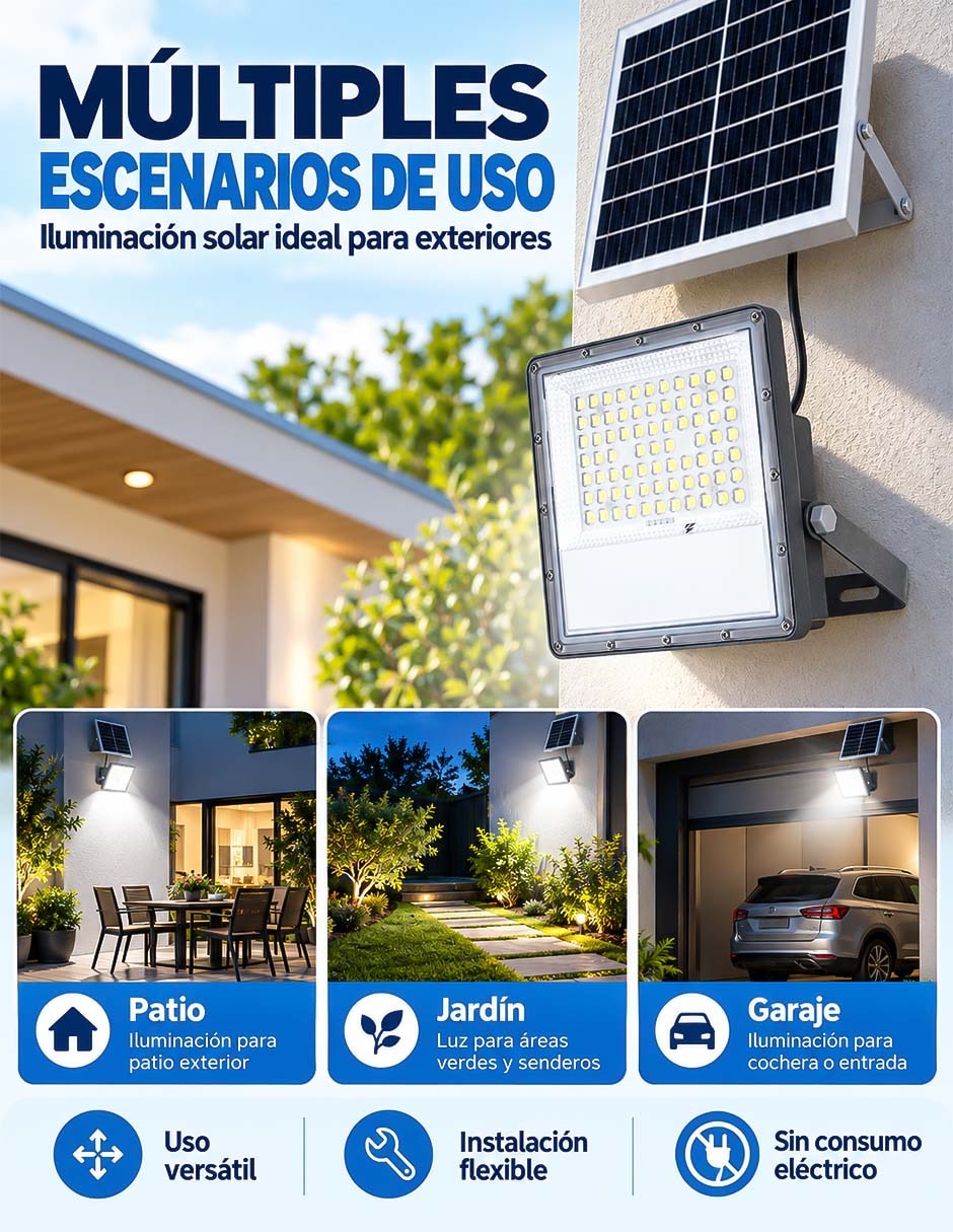 Lámpara solar led 7
